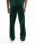 Casablanca Trackpant Velour Stripe Green/Brown/Off-White
