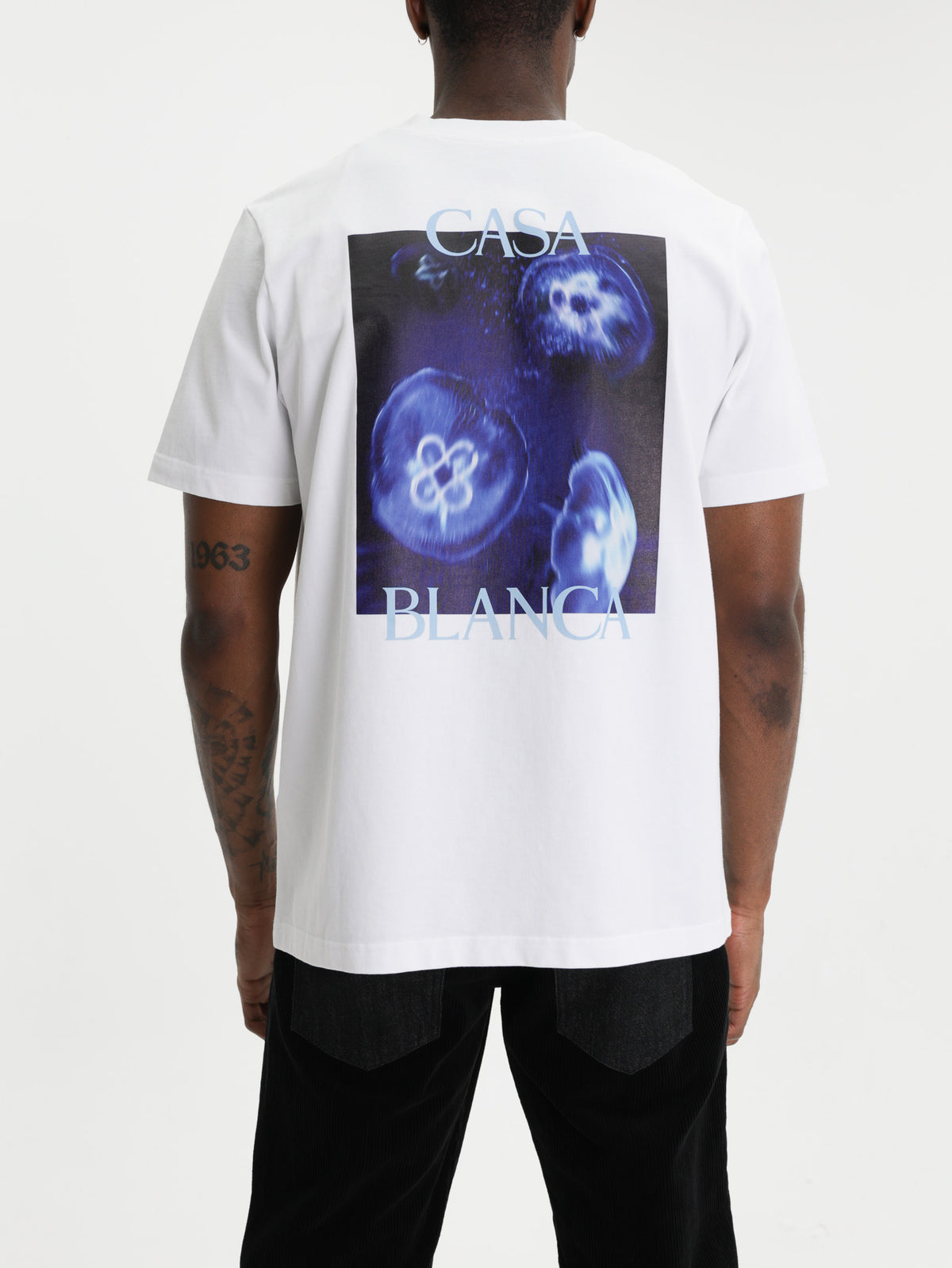 Casablanca Meduse Sportive Printed Classic T-Shirt White