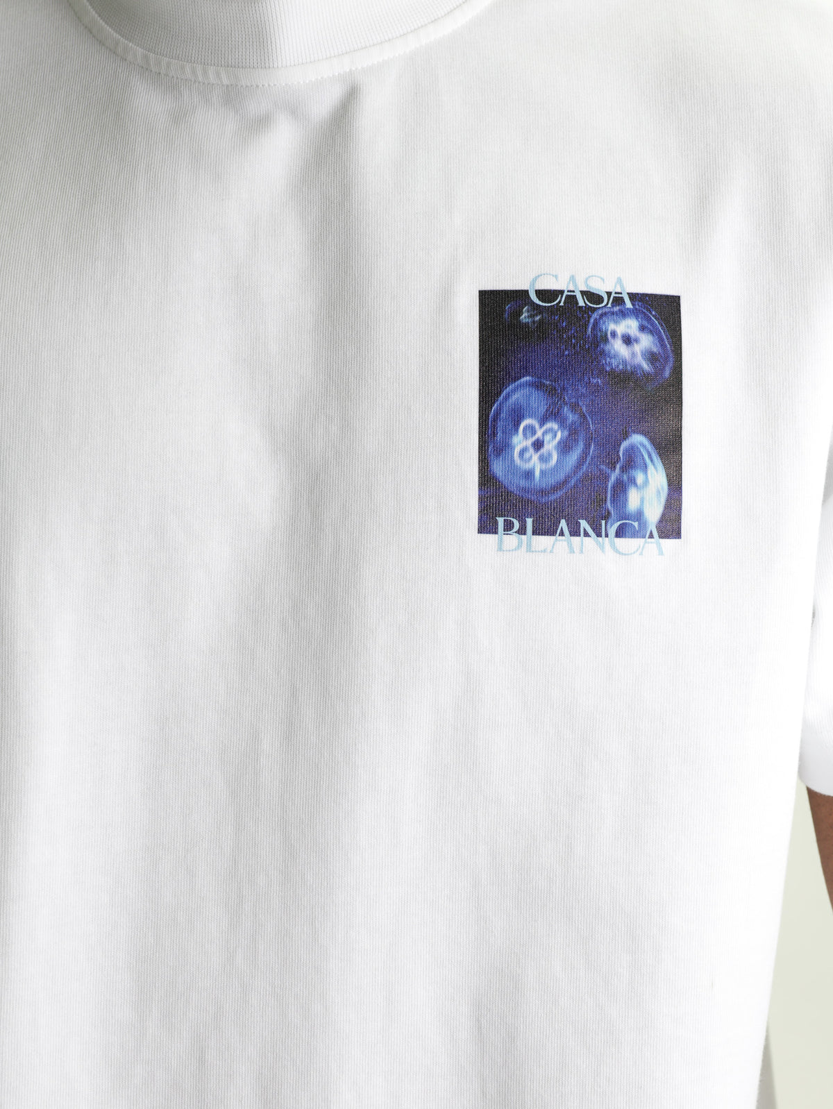 Casablanca Meduse Sportive Printed Classic T-Shirt White