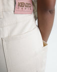 Kenzo Jeans White Denim