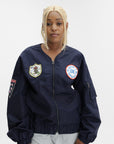 Kenzo Jacket Bomber Parka Navy Blue