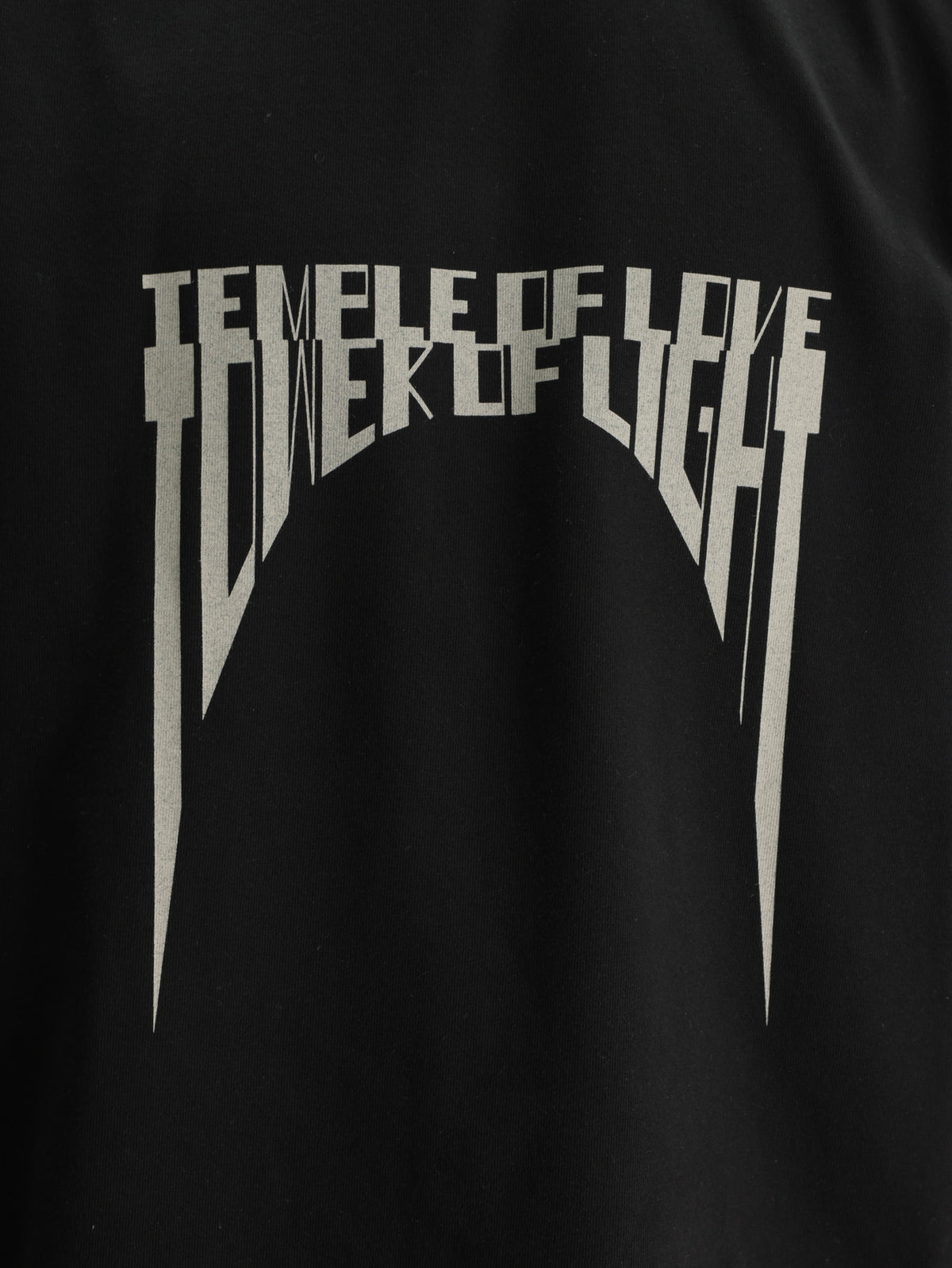 Rick Owens T-Shirt Jumbo Ss Knit Black/Pearl