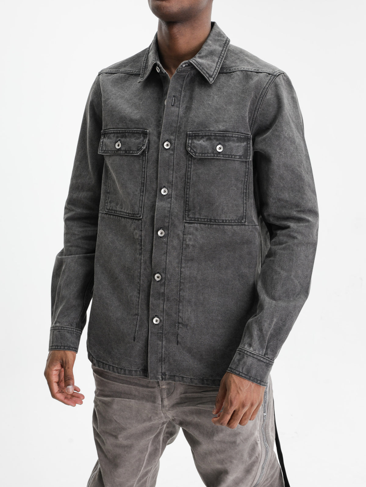 Rick Owens Jacket Outershirt Gravel