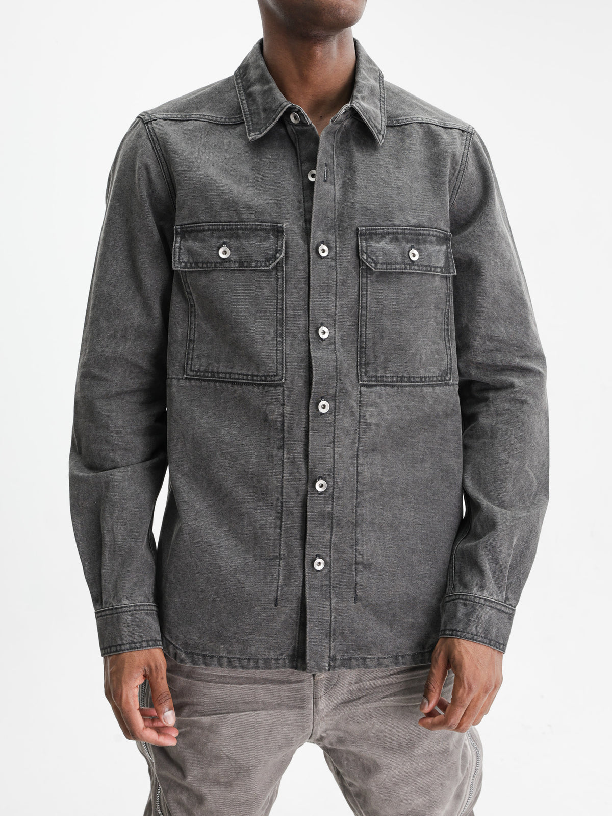 Rick Owens Jacket Outershirt Gravel