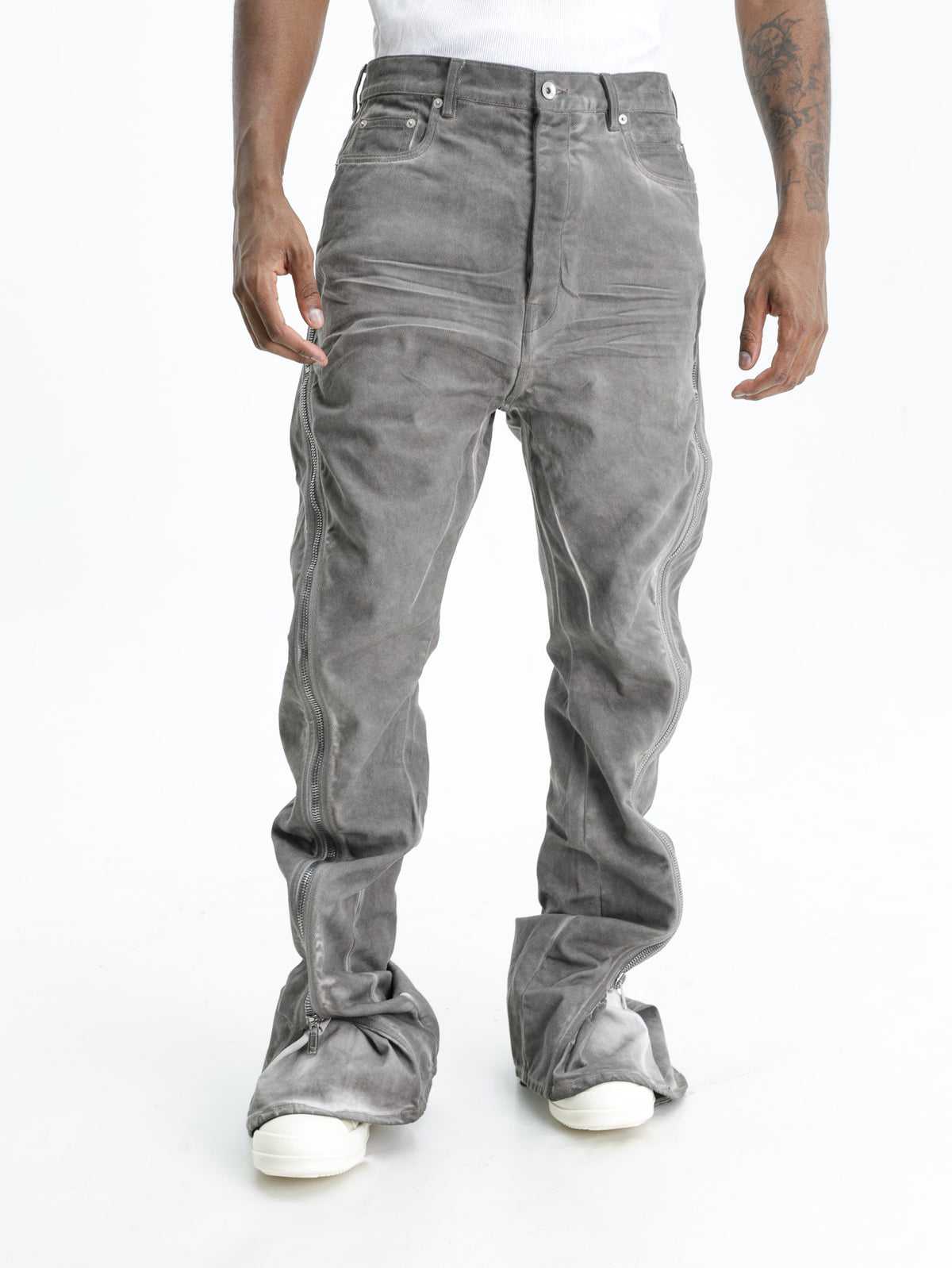 Rick Owens Jeans Bolan Banana Dark Dust