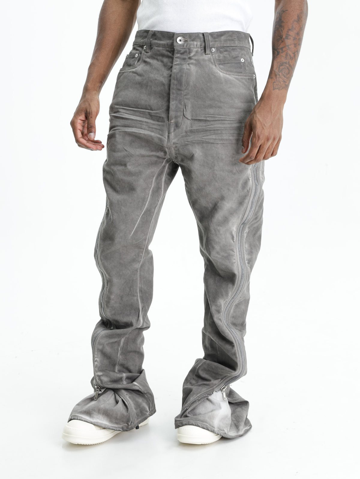 Rick Owens Jeans Bolan Banana Dark Dust