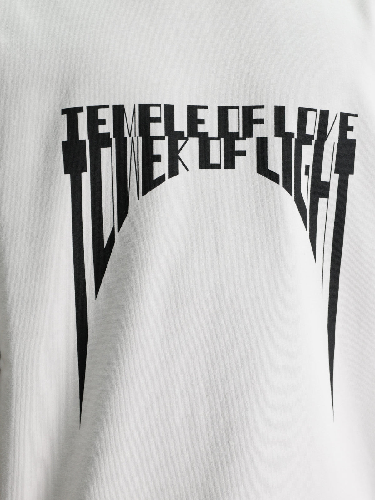 Rick Owens T-Shirt Jumbo Ss Milk Wash/Black