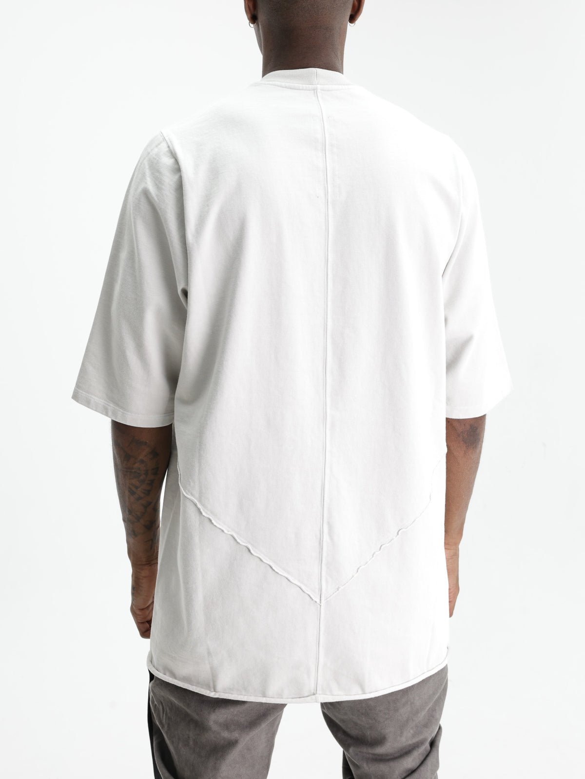 Rick Owens T-Shirt Jumbo Ss  Knit Milk Wash