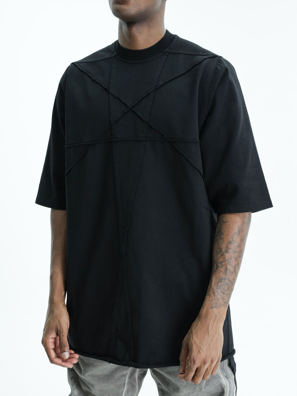 Rick Owens T-Shirt Jumbo Ss T Knit T-Shirt Black