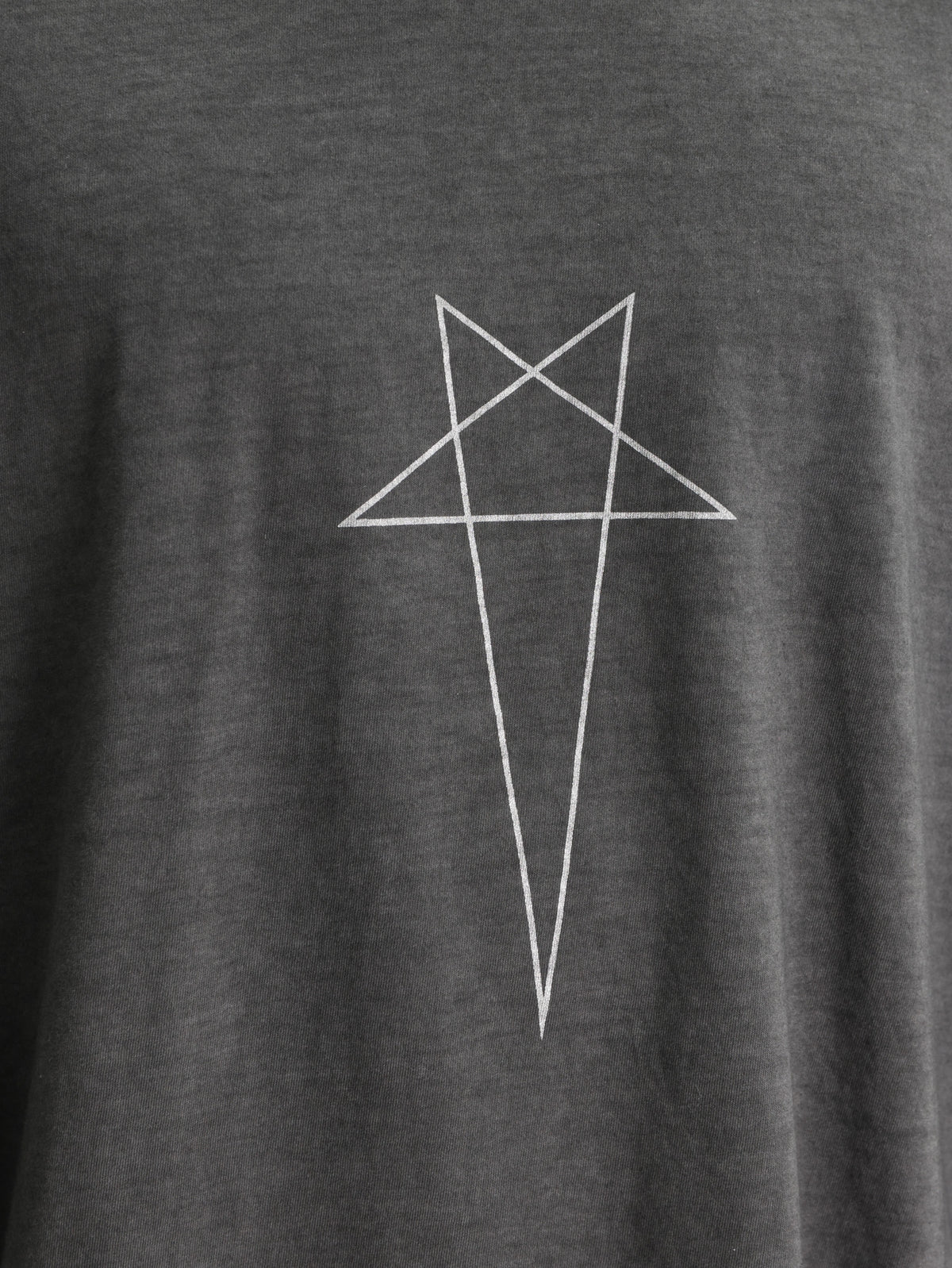 Rick Owens T-Shirt Tommy T Faded Black/Silver