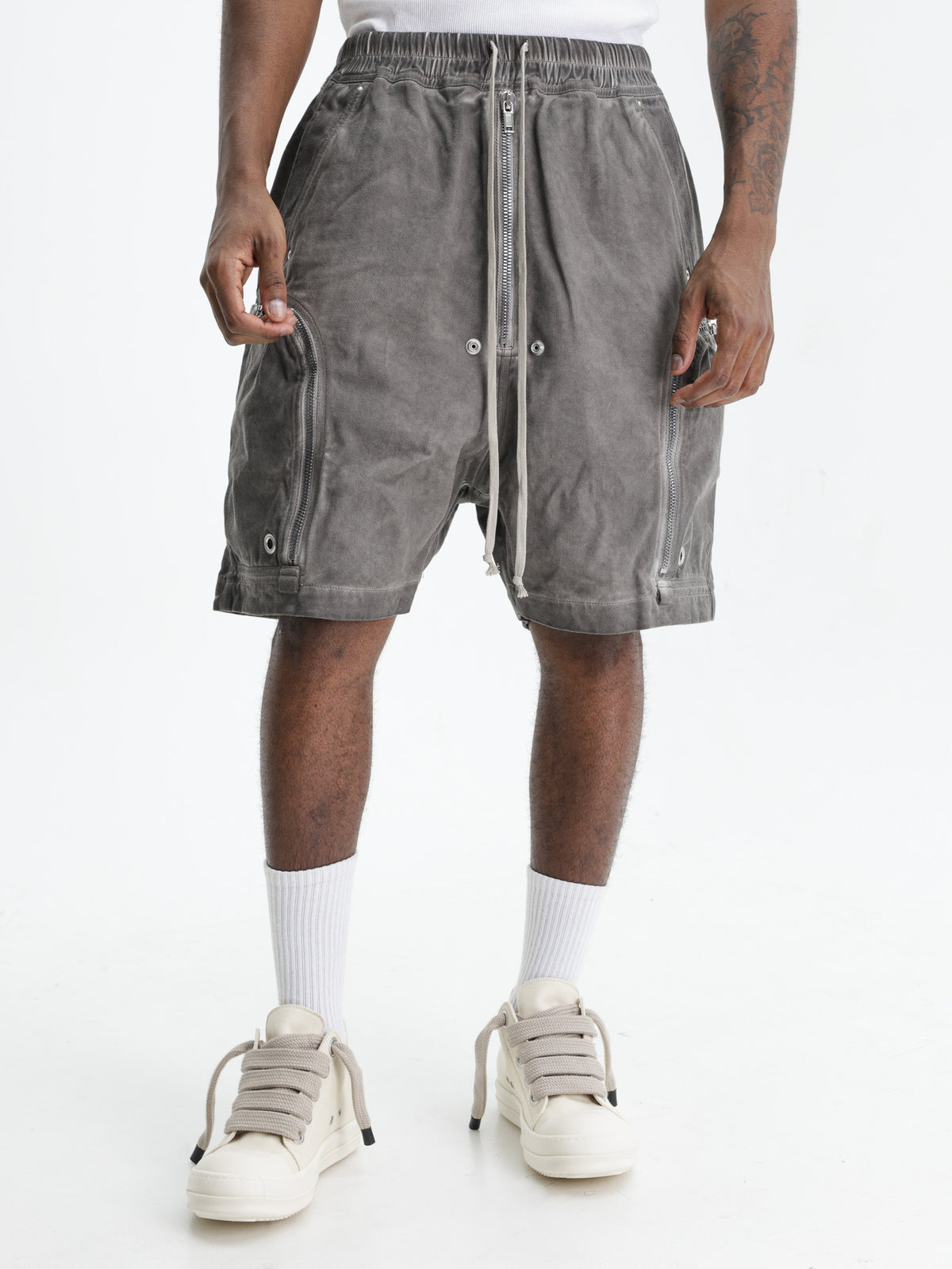 Rick Owens Shorts Bauhaus Dark Dust