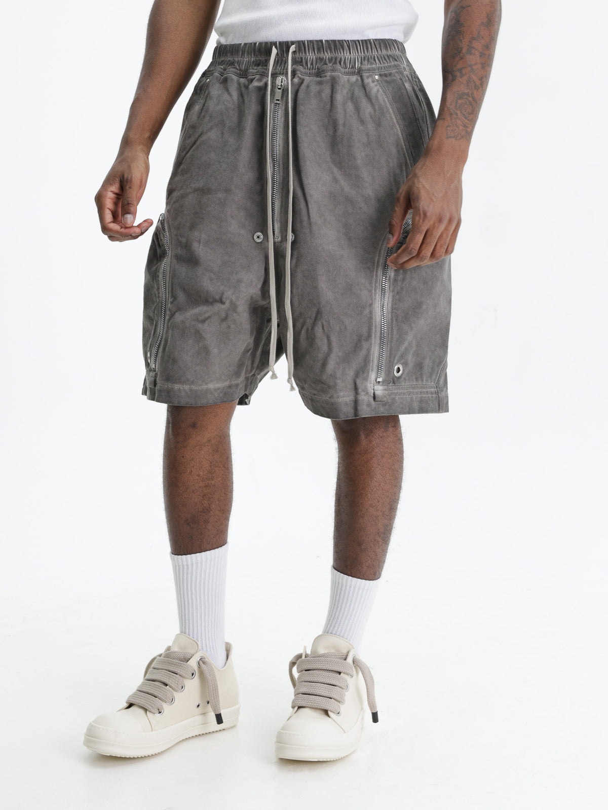 Rick Owens Shorts Bauhaus Dark Dust