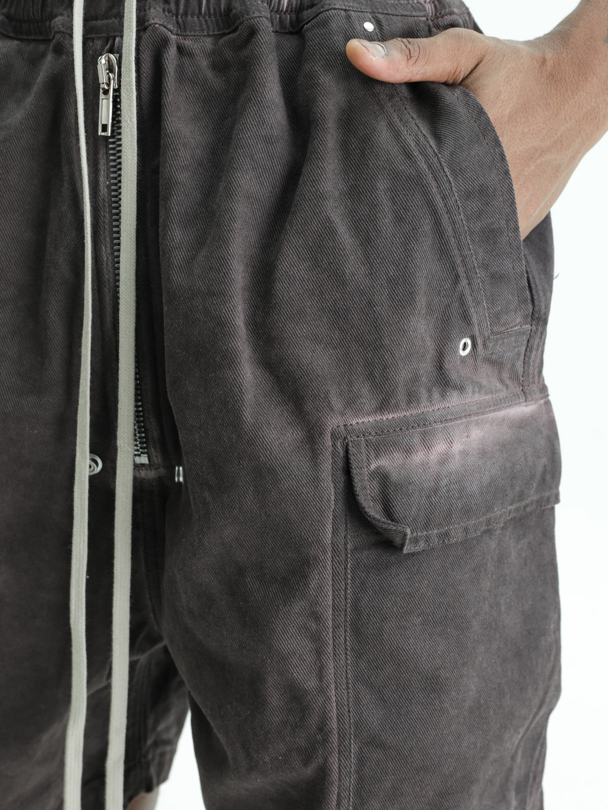 Rick Owens Shorts Cargobela Grape