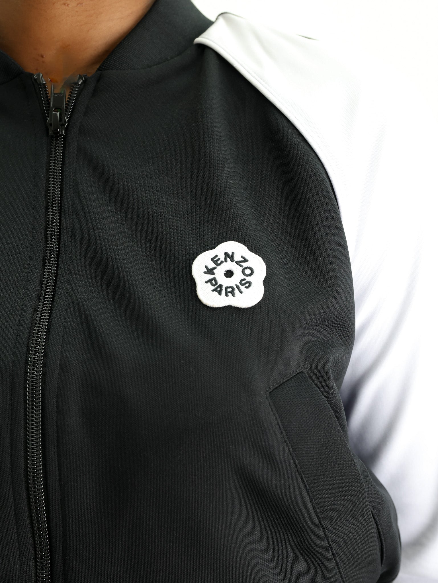 Kenzo Jacket Logo Black-White - AL Capone Premium