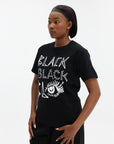 Comme Des Garcons T-Shirt Ss Printed Graphics Black-White