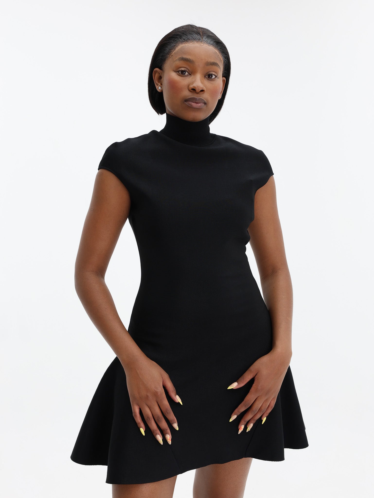 Givenchy Flared Mini Dress Black