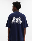 Drole T-Shirt Le T-Shirt Embleme Chevaux Navy