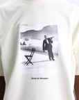 Drole T-Shirt Le T-Shirt Ice Skating Waiter Off White