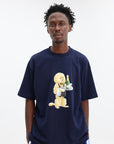 Drole T-Shirt Le T-Shirt Poodle Navy