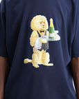 Drole T-Shirt Le T-Shirt Poodle Navy