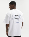 Capone T-Shirt Oversized Back Print White