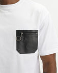 Capone T-Shirt Pocket With Zip White