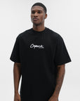 Capone T-Shirt Oversized Back Print Black