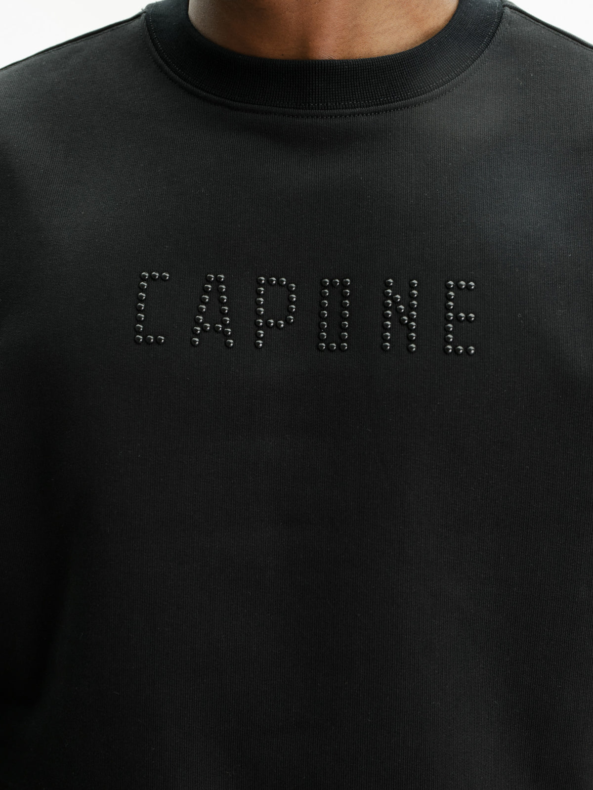 Designer Capone Capone Sweater Logo Black - AL Capone Premium