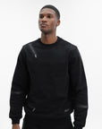 Capone Sweater Zip  Black
