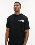 Capone T-Shirt Corner Logo Black-White