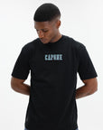 Capone T-Shirt Logo Black-Aqua-Lilac