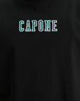 Capone T-Shirt Logo Black-Aqua-Lilac
