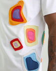 Capone T-Shirt Patches Logo White-Multi