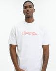 Capone T-Shirt Logo White-Pink