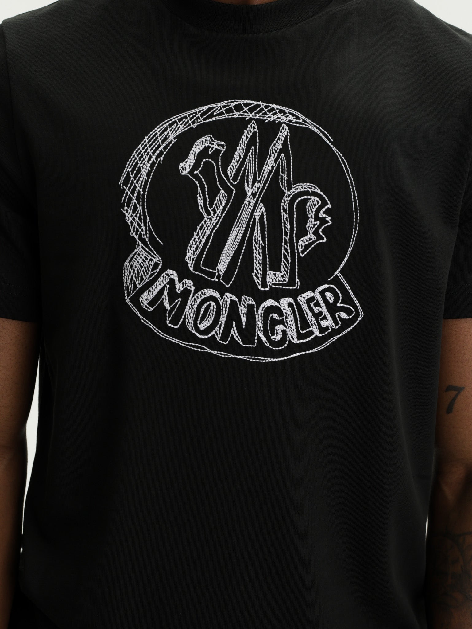 Moncler T-Shirt SS Black - AL Capone Premium