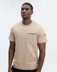 Moncler T-Shirt SS Light Brown