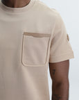 Moncler T-Shirt SS Light Brown