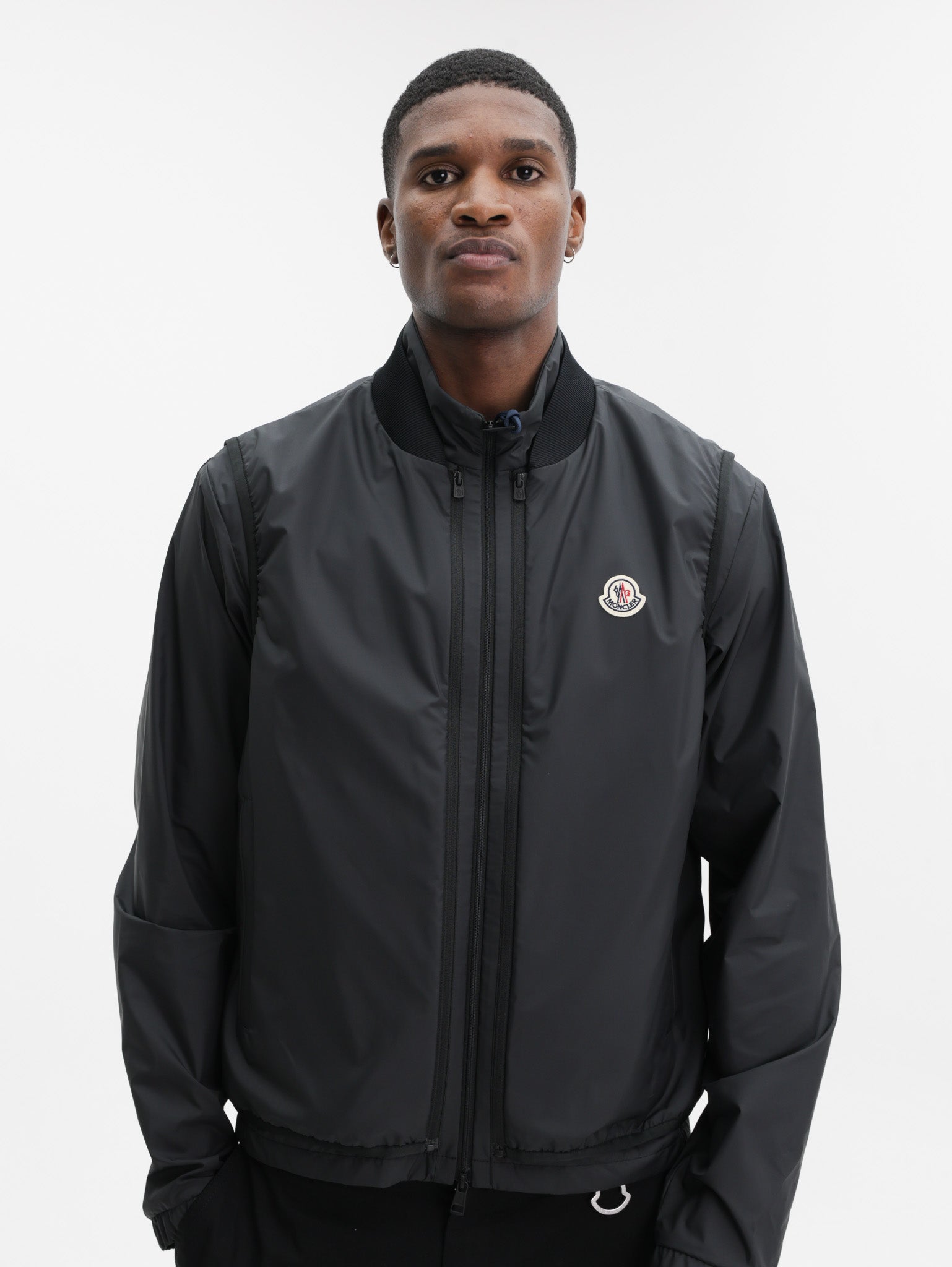 MONCLER BLACKジップアップジャケット Moncler Jacket Hemmoor Black - AL Capone Premium