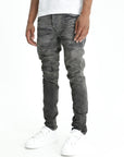 Purple Jeans Low Rise Skinny Black