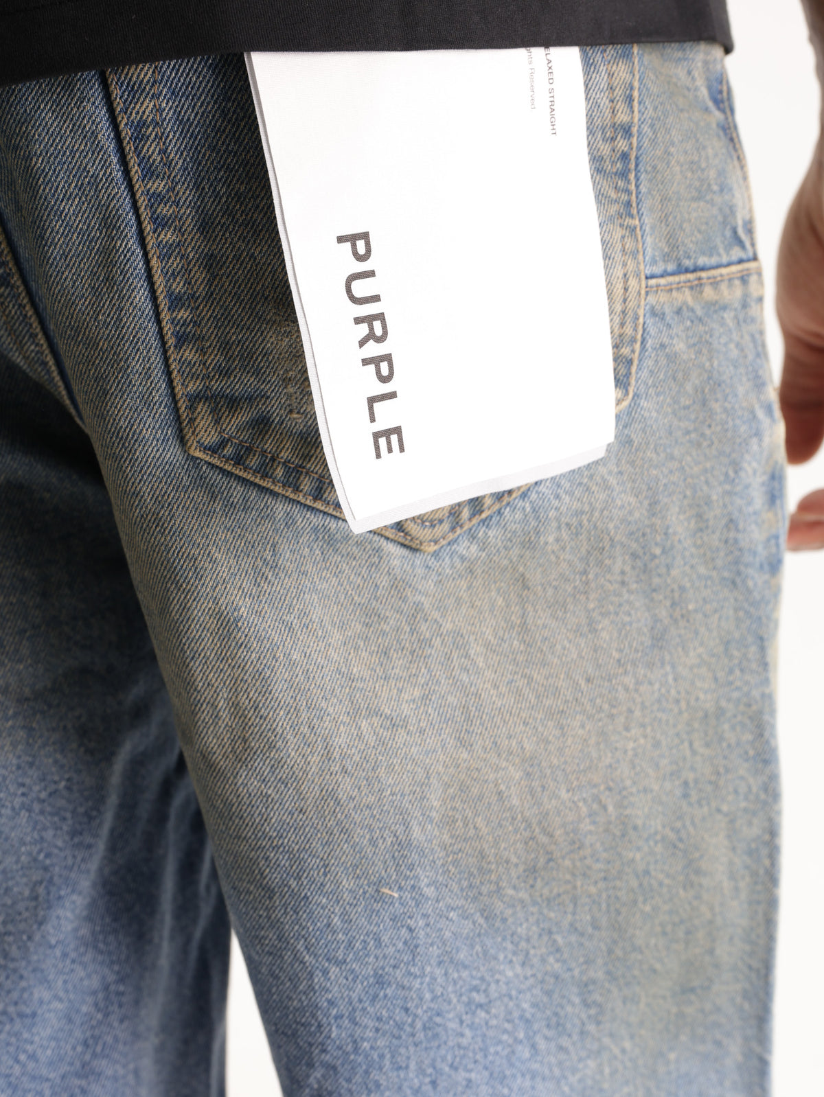 Purple Shorts Denim Mid Indigo
