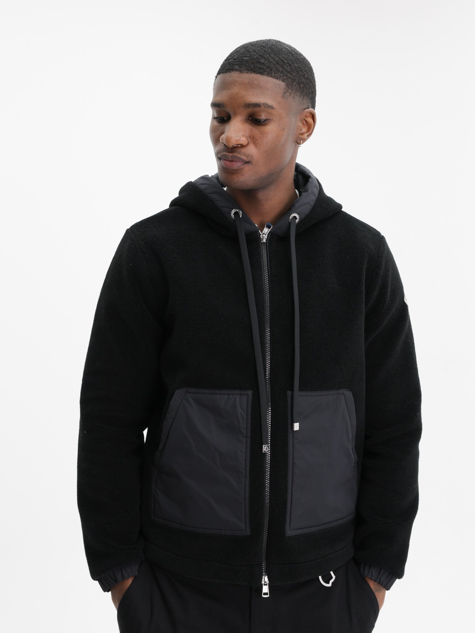 Moncler Cardigan Zip Up Black - AL Capone Premium