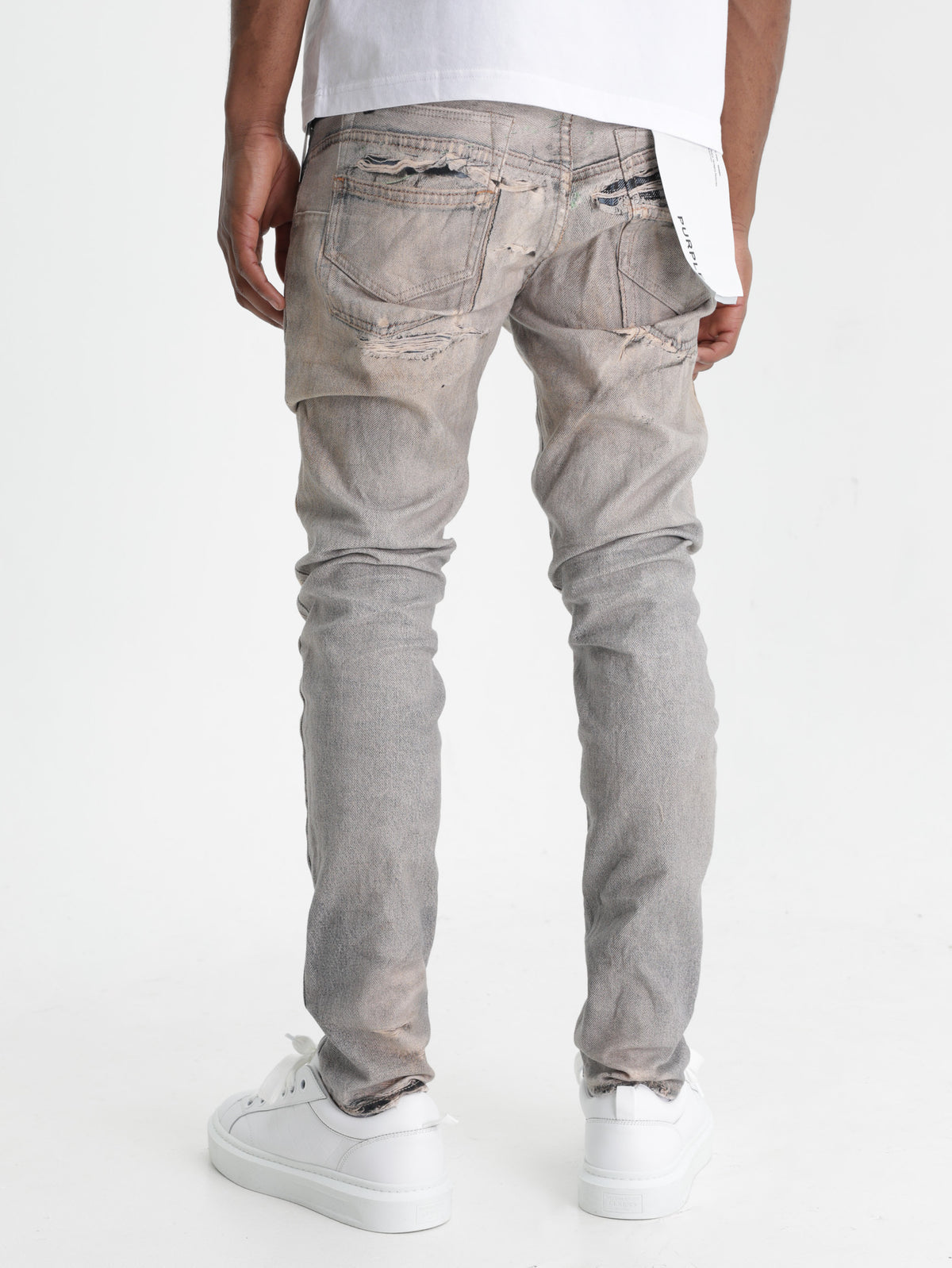 Purple Jeans Low Rise Skinny Light Indigo
