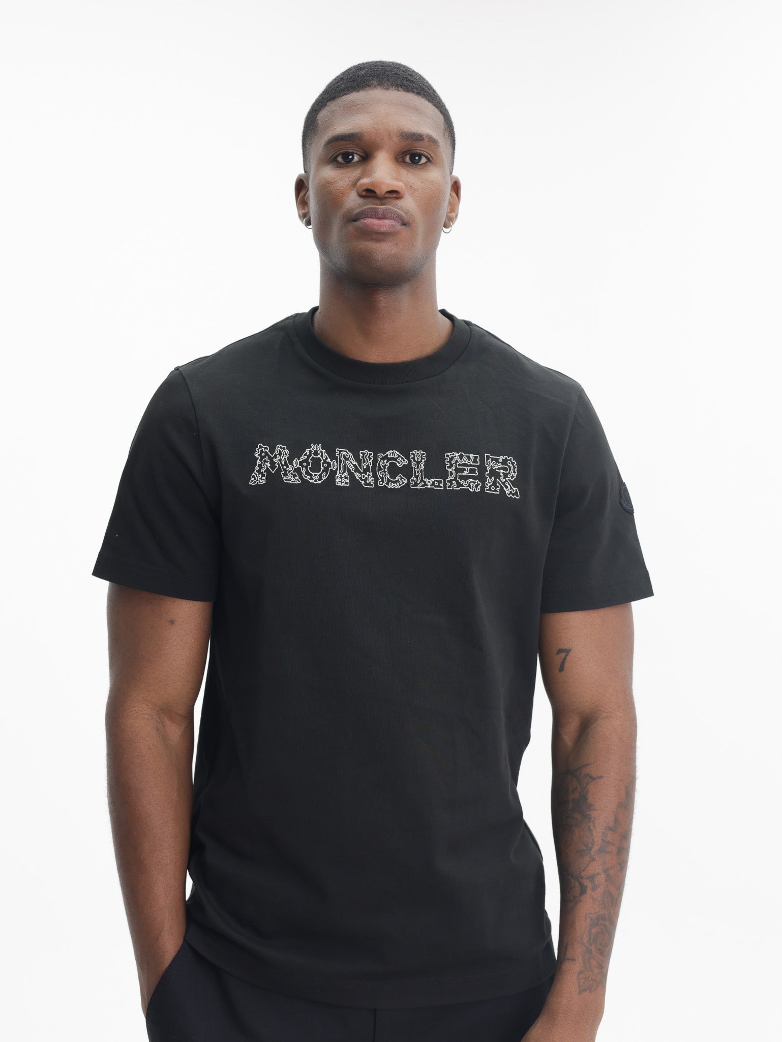Moncler T-Shirt SS Black