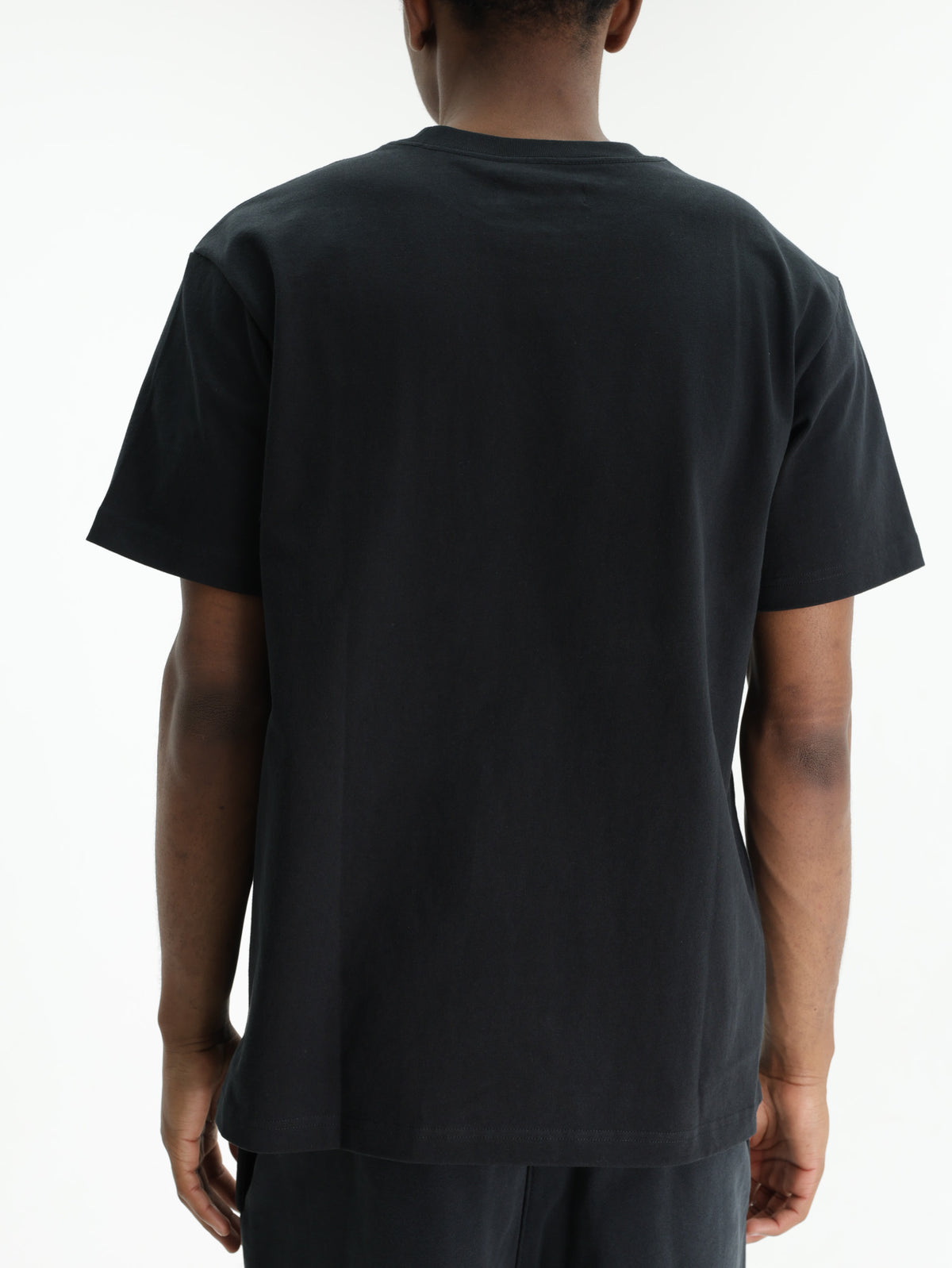 Purple T-Shirt Crystal Slant Script Black
