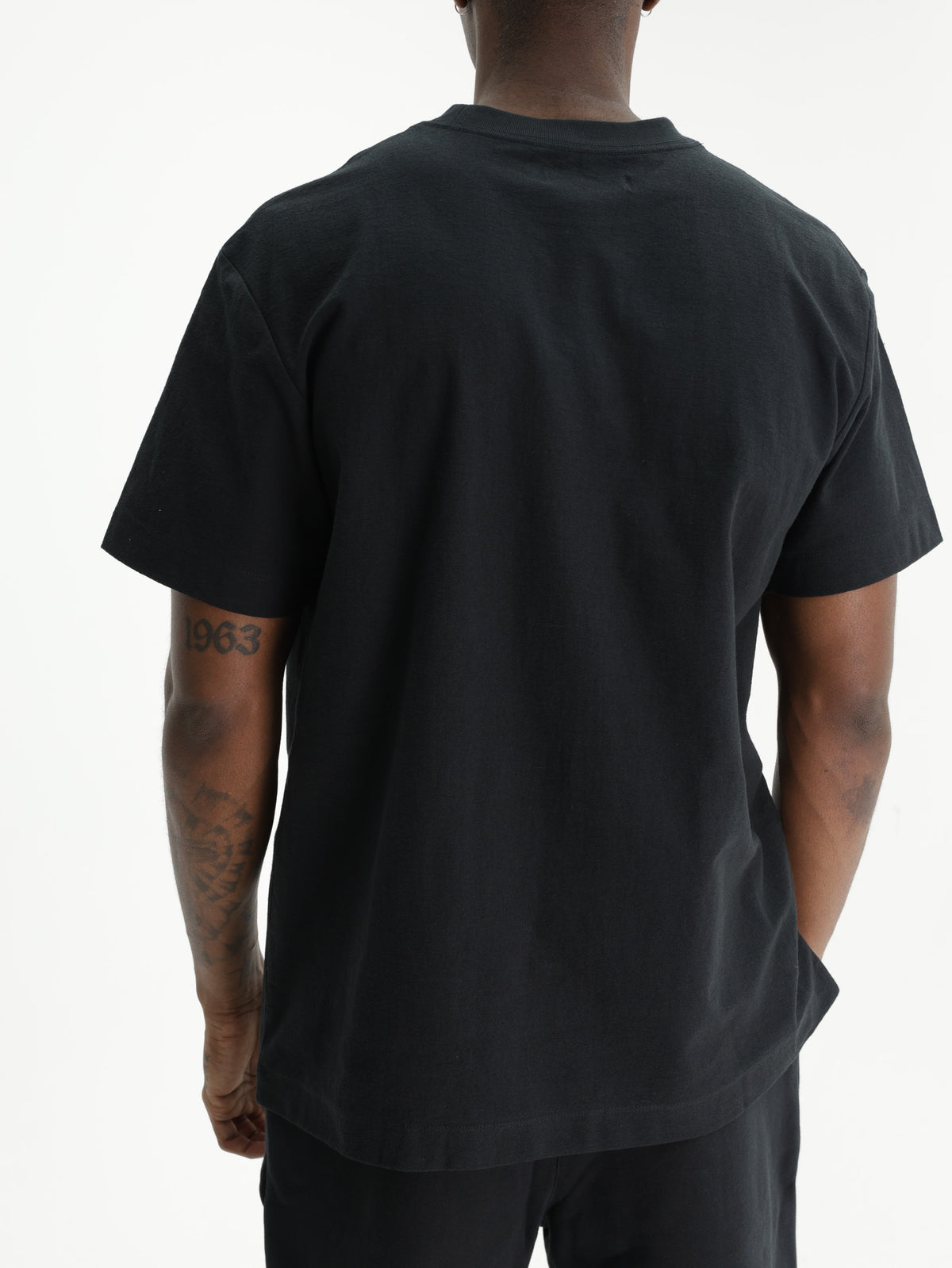 Purple T-Shirt Smudged Gothic Black