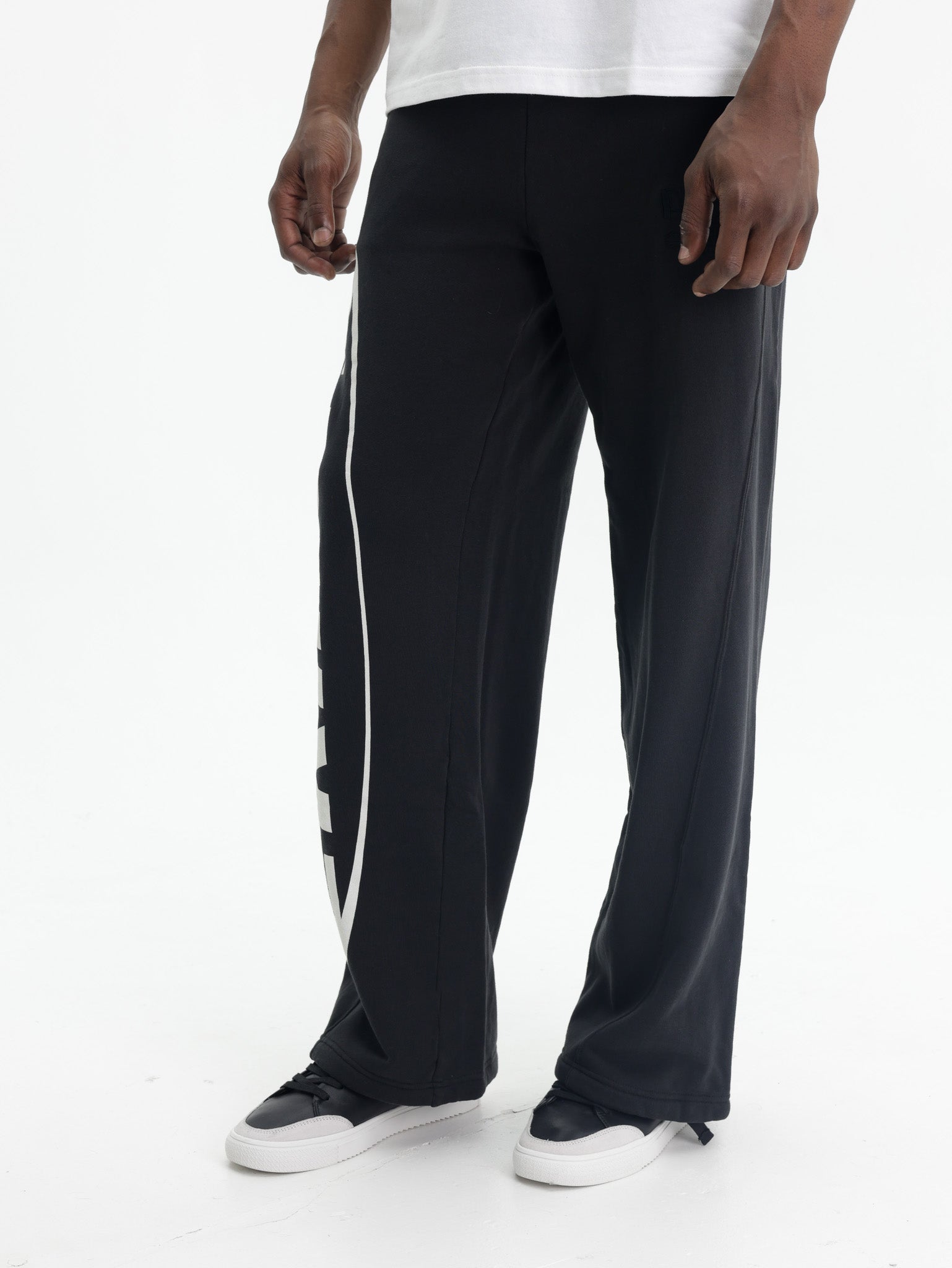 PUMA TRACK PANTS KING BLACK-WHITE