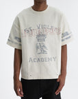 Purple T-Shirt St Violet Crystals Off White