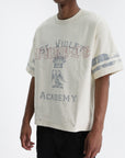 Purple T-Shirt St Violet Crystals Off White