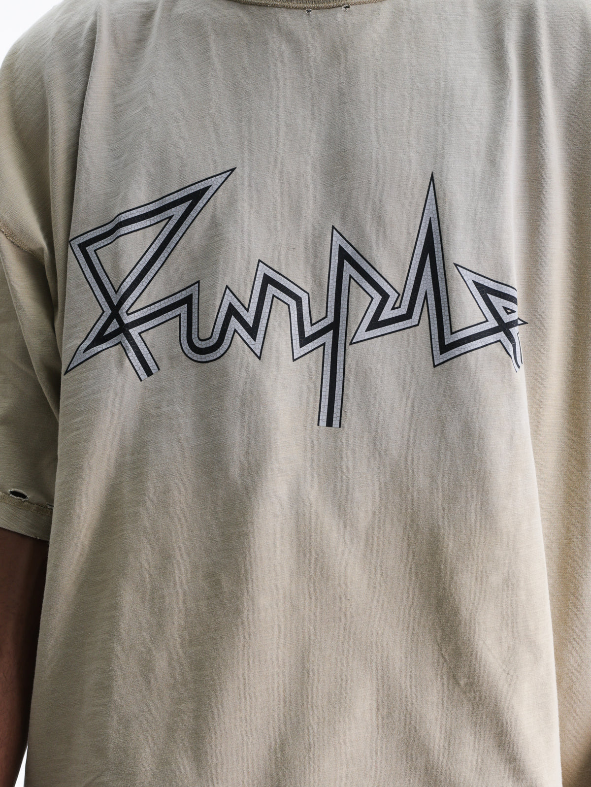 Purple T-Shirt Voltage Script Khaki