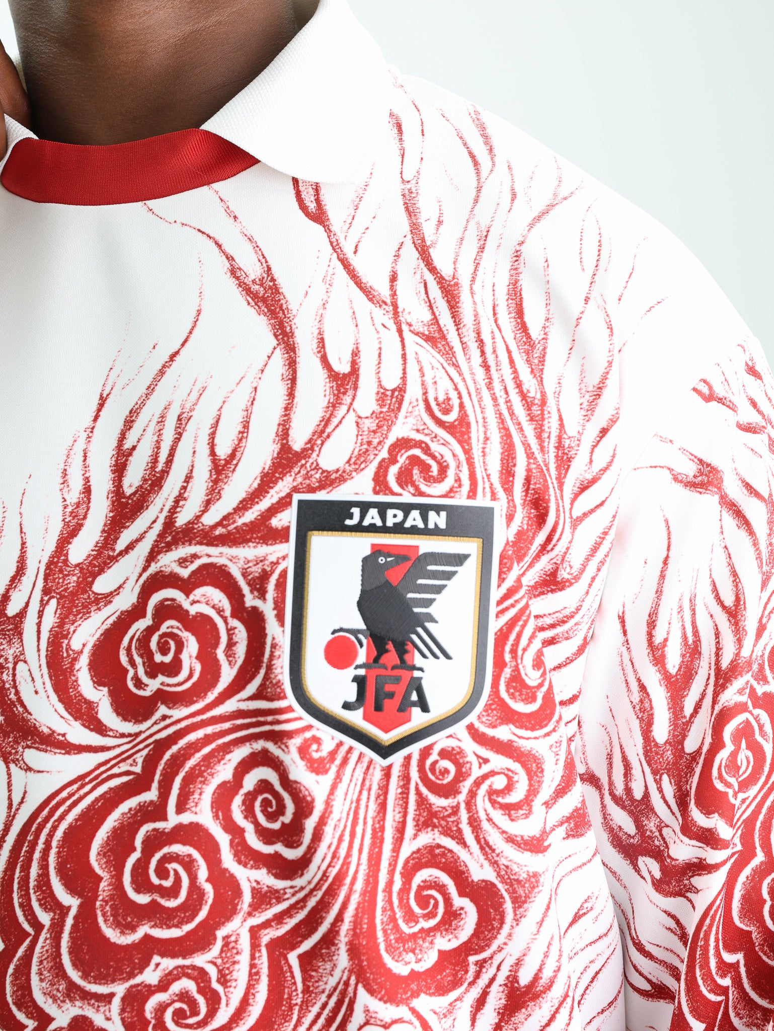 Adidas T-Shirt CW Long Sleeve Y-3 Allover Print Red-White-AL Capone Premium